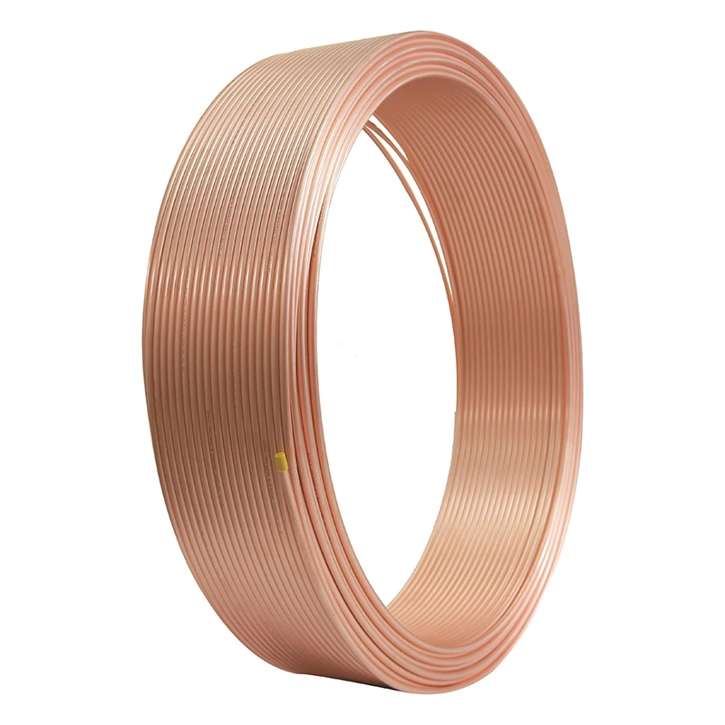 Unité extérieure de climatiseur avec tube de connexion à mamelon